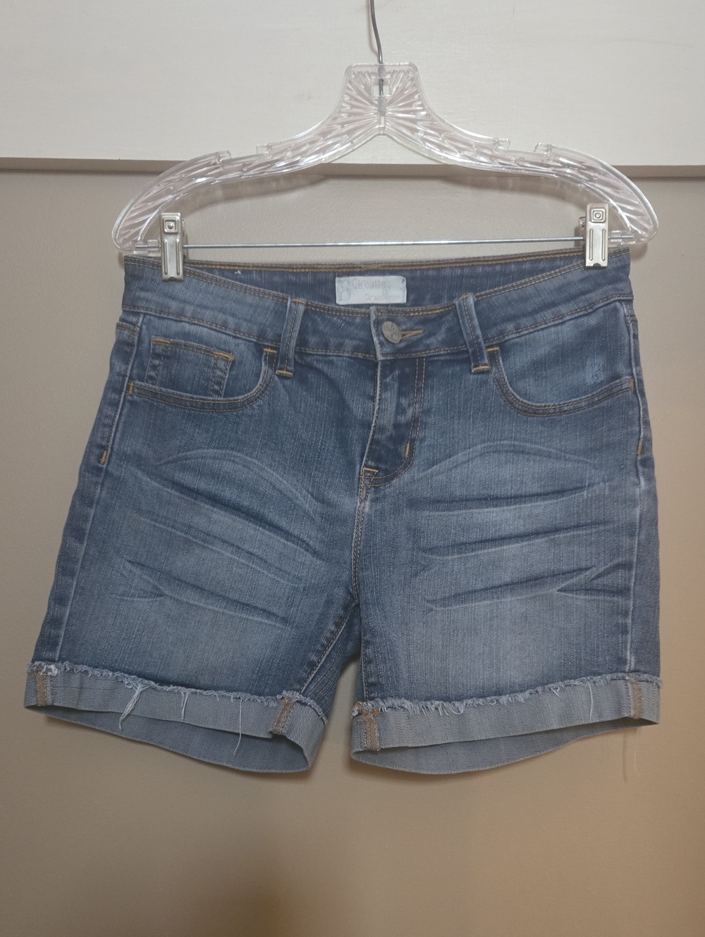8 Circuits Of Consciousness Denim Jeans Shorts